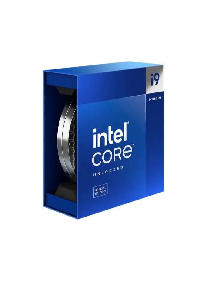 Core i9-14900KS Special Edition 3.2 GHz LGA 1700 Desktop Processor, 24 Cores & 32 Threads, 5.9 GHz Max Turbo Boost Frequency, Intel UHD 770 Graphics, 2* DDR5 & 192GB Max Memory